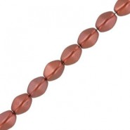 Czech Pinch beads Perlen 5x3mm Copper 01750 